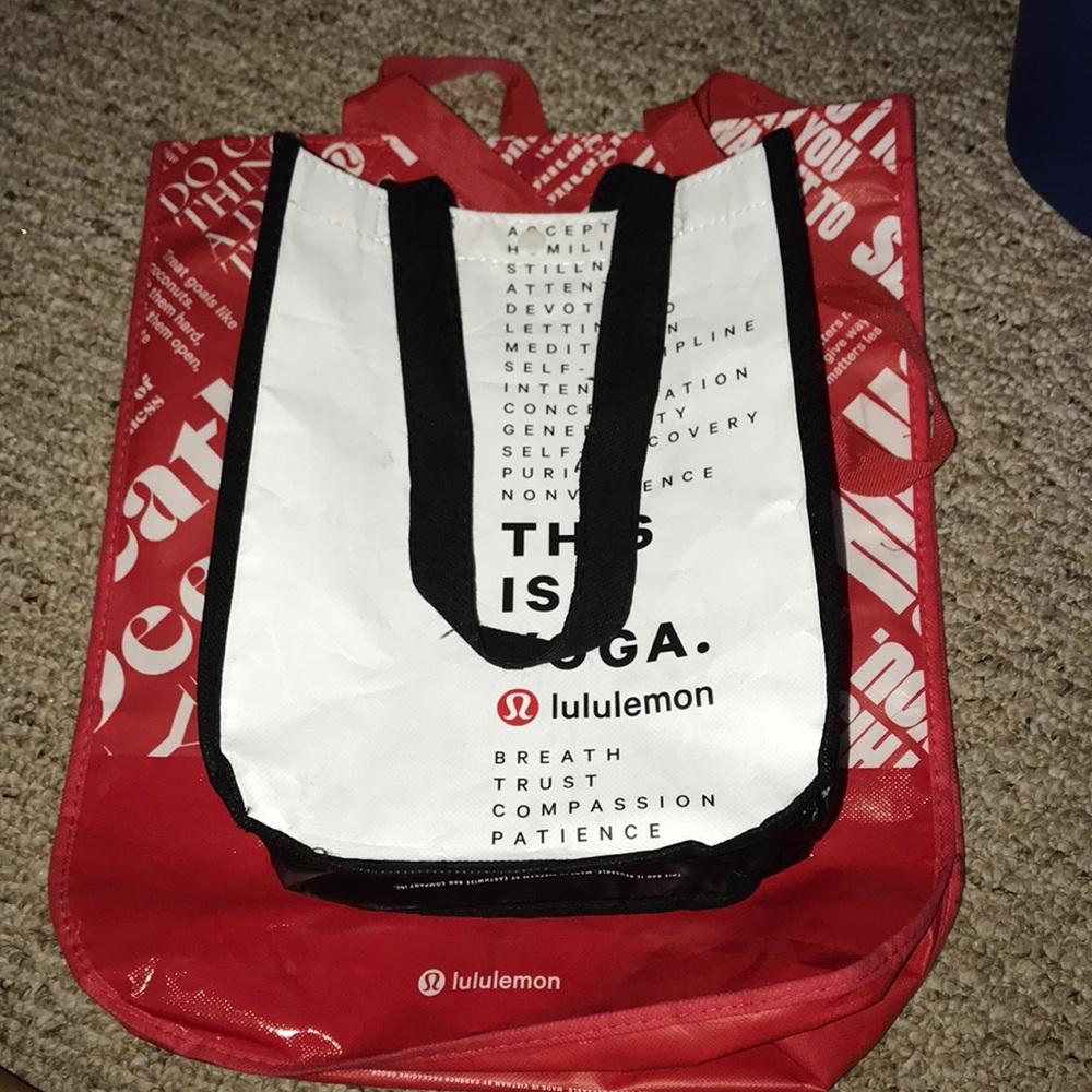 2 LULU lemon 🍋 bags